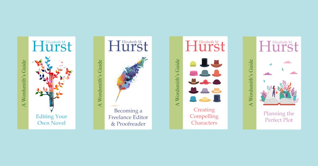 Four of Liz Hurst's "A Wordsmith's Guide" books